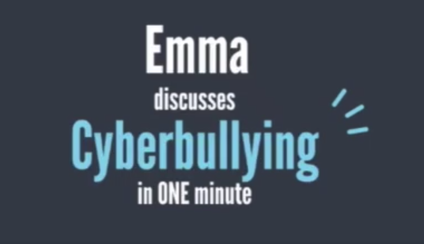 Emma talks Cyberbullying